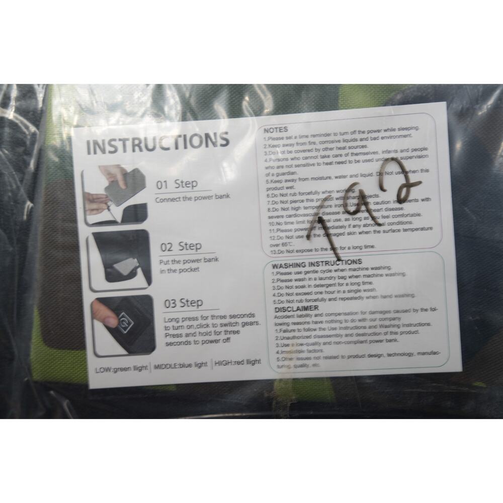 Heated Camouflage Seat Cushion with Power Bank Pocket – Portable & Washable - Picture 3 of 4